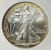 1999 AMERICAN SILVER EAGLE PCI PERFECT GEM BU. LEADERS IN ON-LINE AUCTIONS ESTIMATE $100 - $150.Image - 1