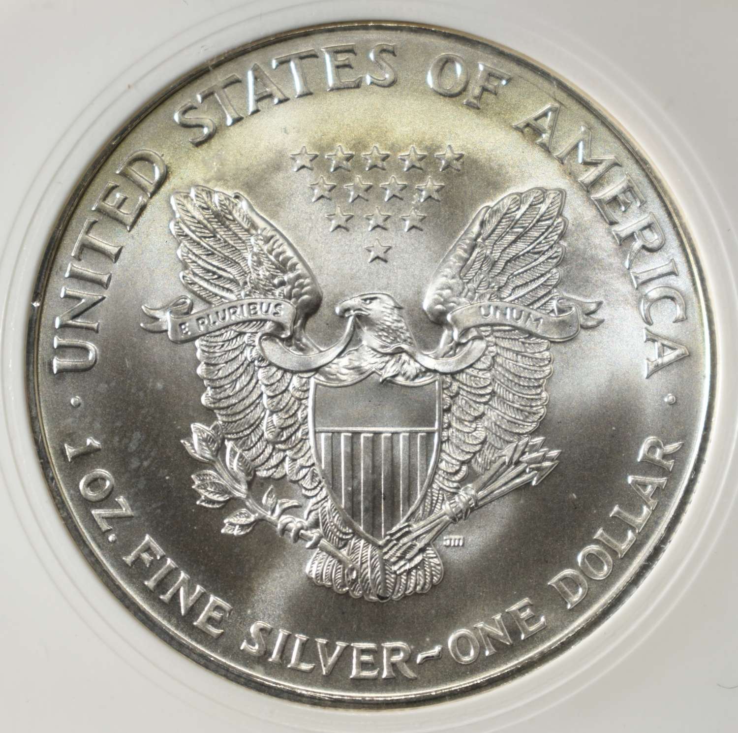1999 AMERICAN SILVER EAGLE PCI PERFECT GEM BU