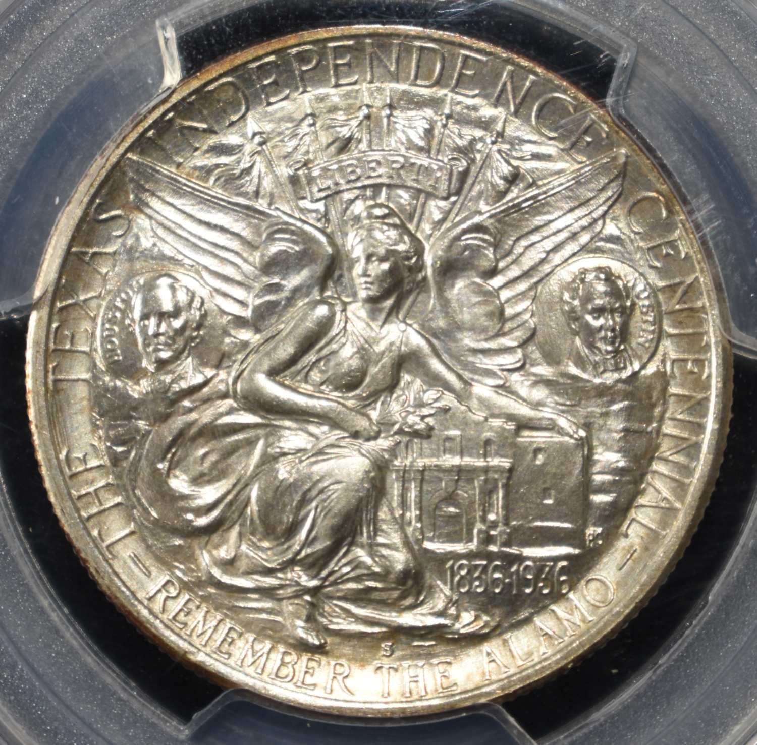 1937-S TEXAS COMMEM HALF DOLLAR PCGS MS-66