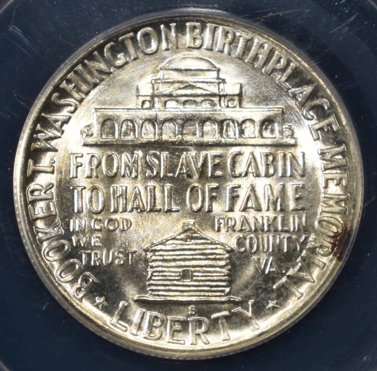 1949-S BOOKER T WASHINGTON COMMEM HALF ANACS MS-65