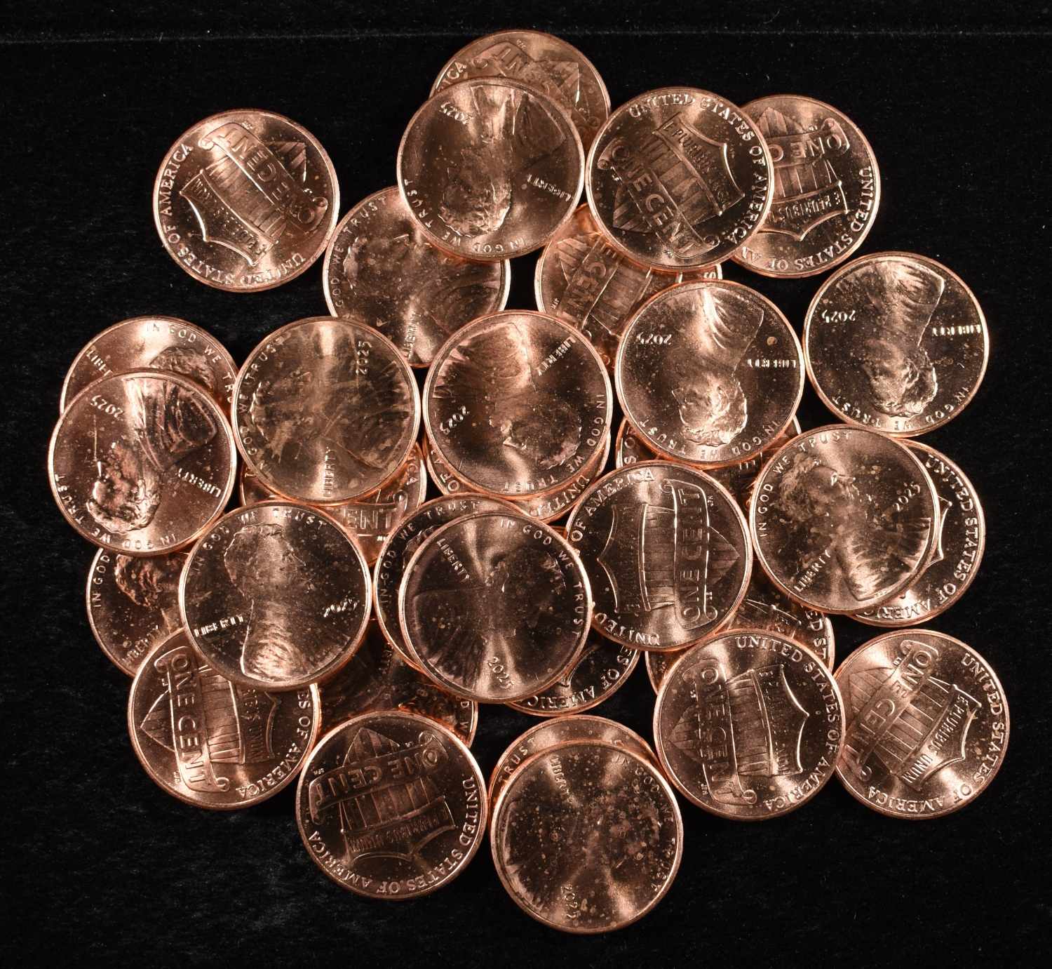 2025 & 2025-D LINCOLN CENT ROLLS