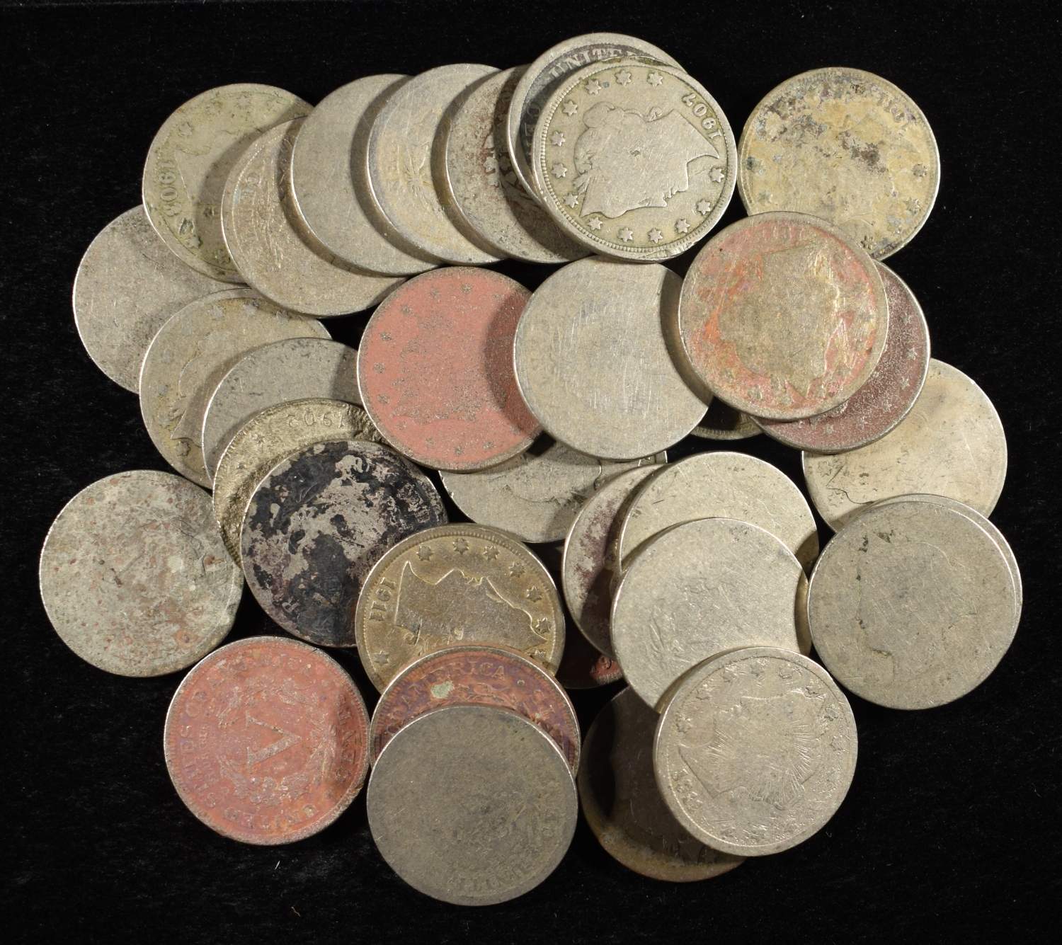 (34) 'V' NICKELS