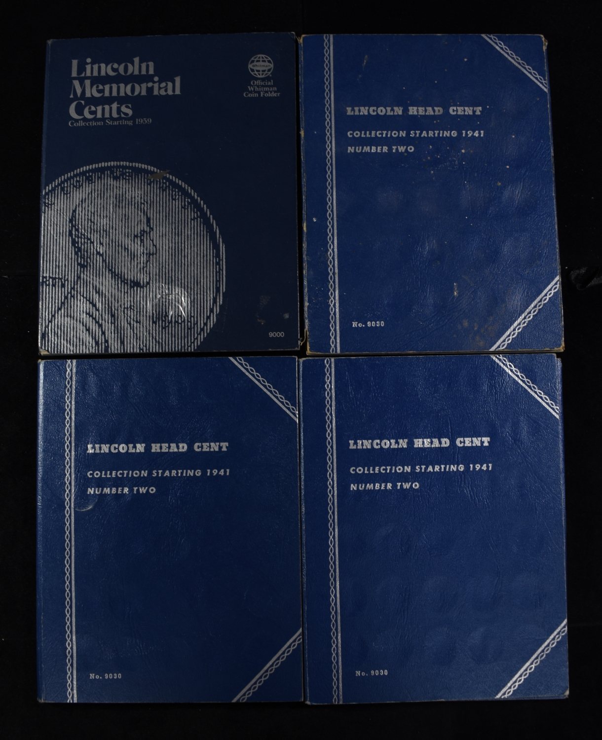 (4) LINCOLN HEAD CENT COLLECTION WHITMAN