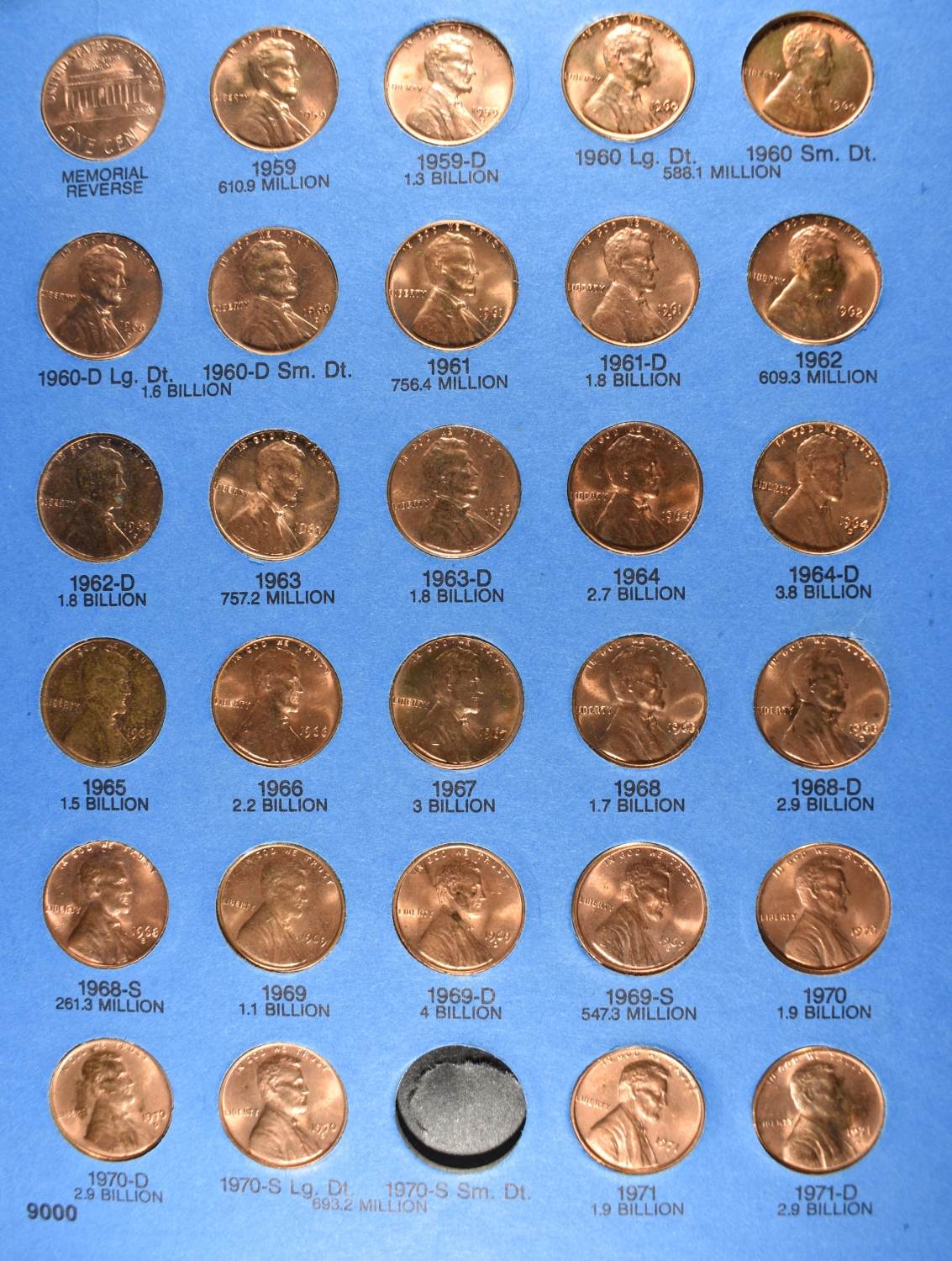 (4) LINCOLN HEAD CENT COLLECTION WHITMAN