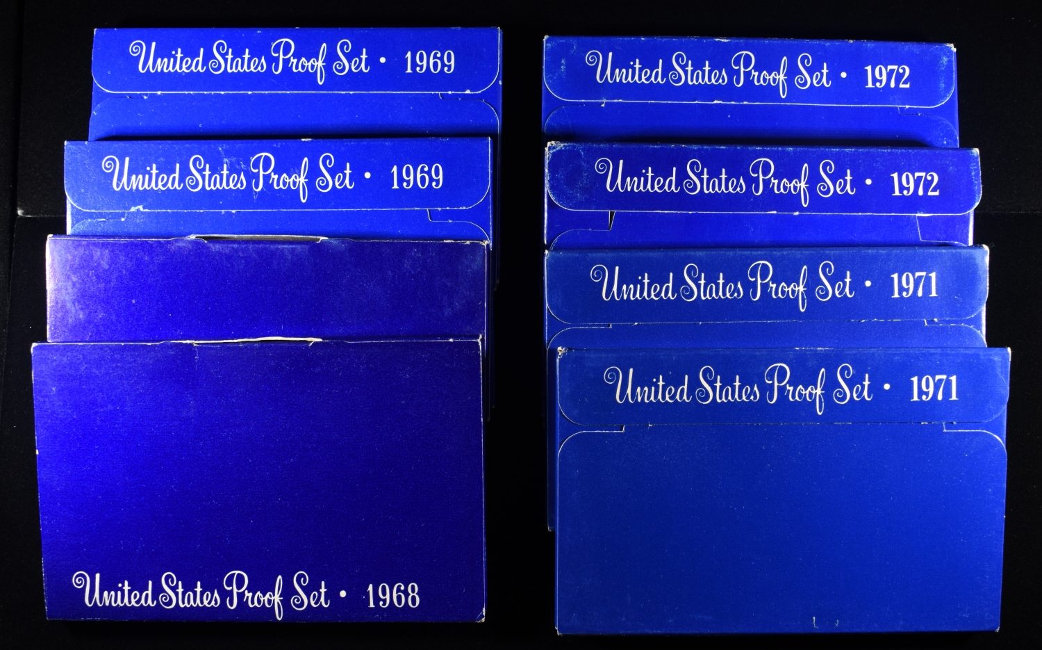 8 UNITED STATES PROOF SETS
