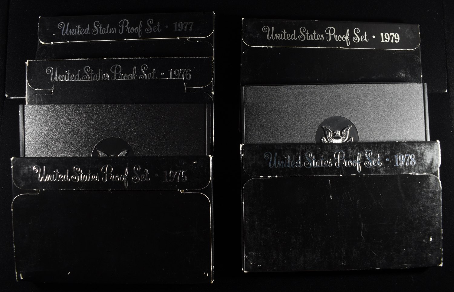 1976, 77, 79 & (2) 1975, 1978 PROOF SETS