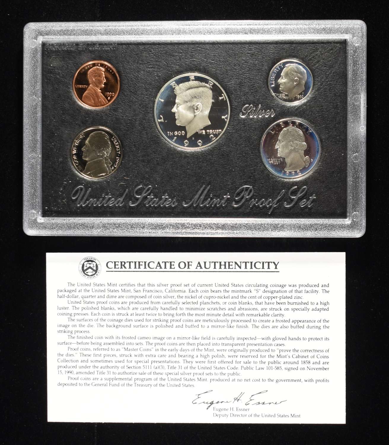 1992 SILVER PROOF SET