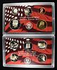 2008 SILVER PROOF SET INCOMPLETE. MISSING PRESIDENTIAL DOLLAR SET & CERT LEADERS IN ON-LINE Image - 1