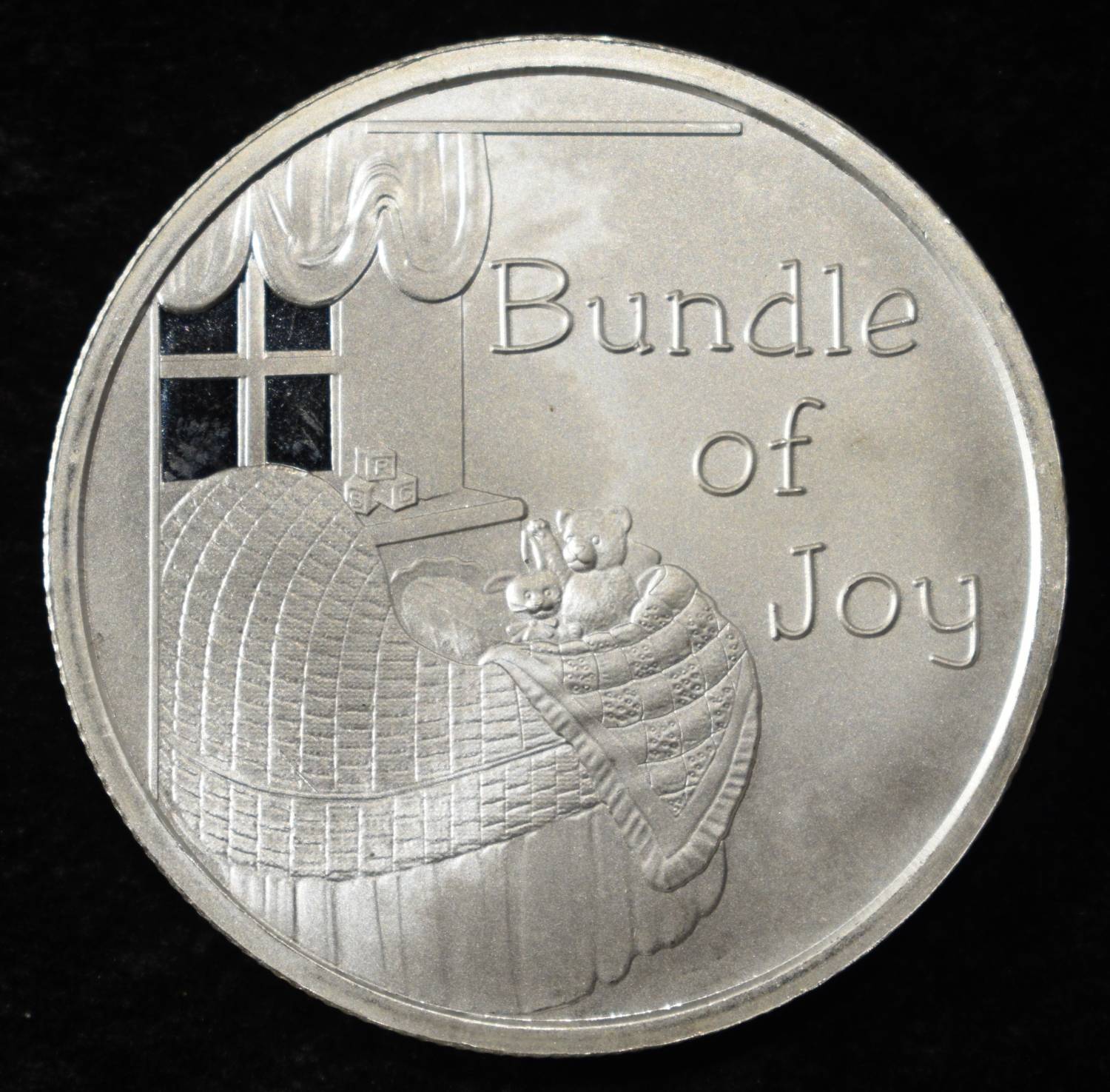 BUNDLE OF JOY 1 OZ .999 SILVER ROUND