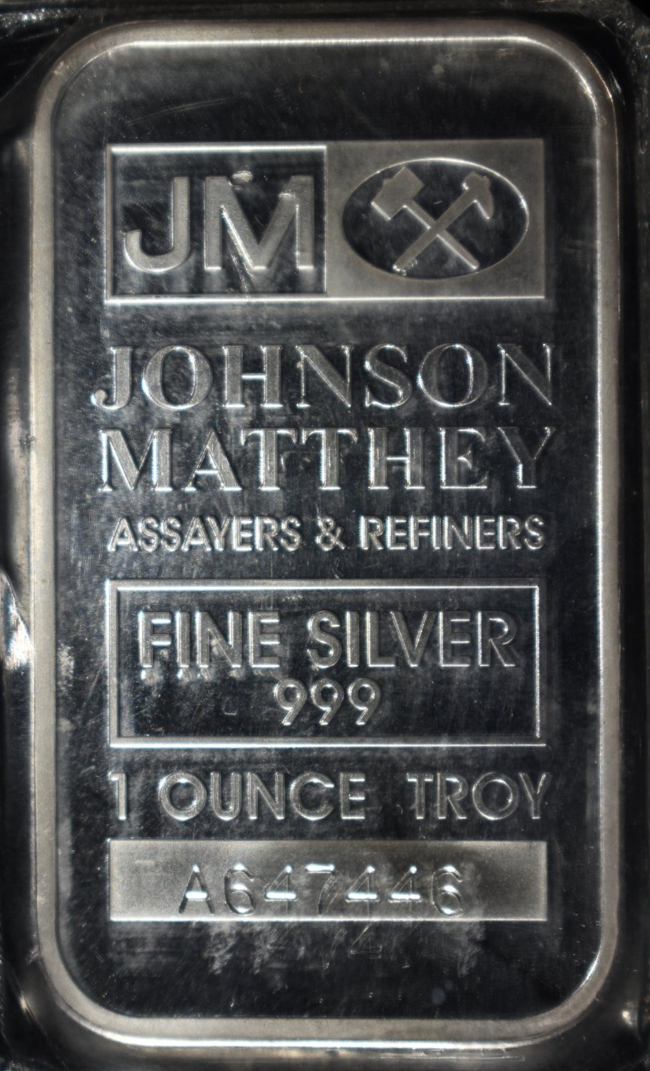 JM 1 OZ .999 SILVER BAR