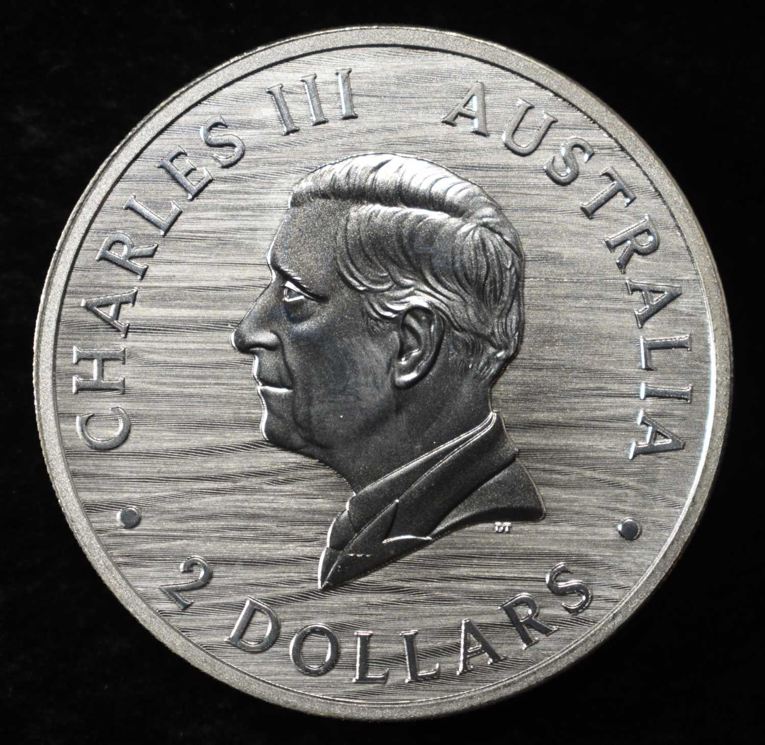 2024 2 OZ .999 SILVER AUSTRAILA WILDLIFE ROUND