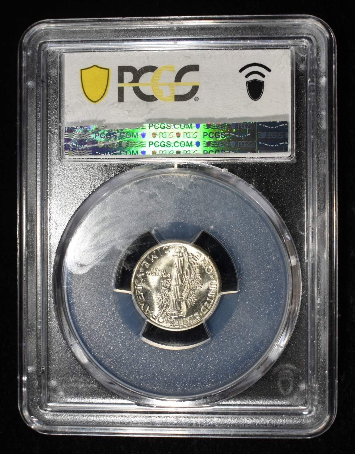 1938 MERCURY DIME PCGS MS65FB