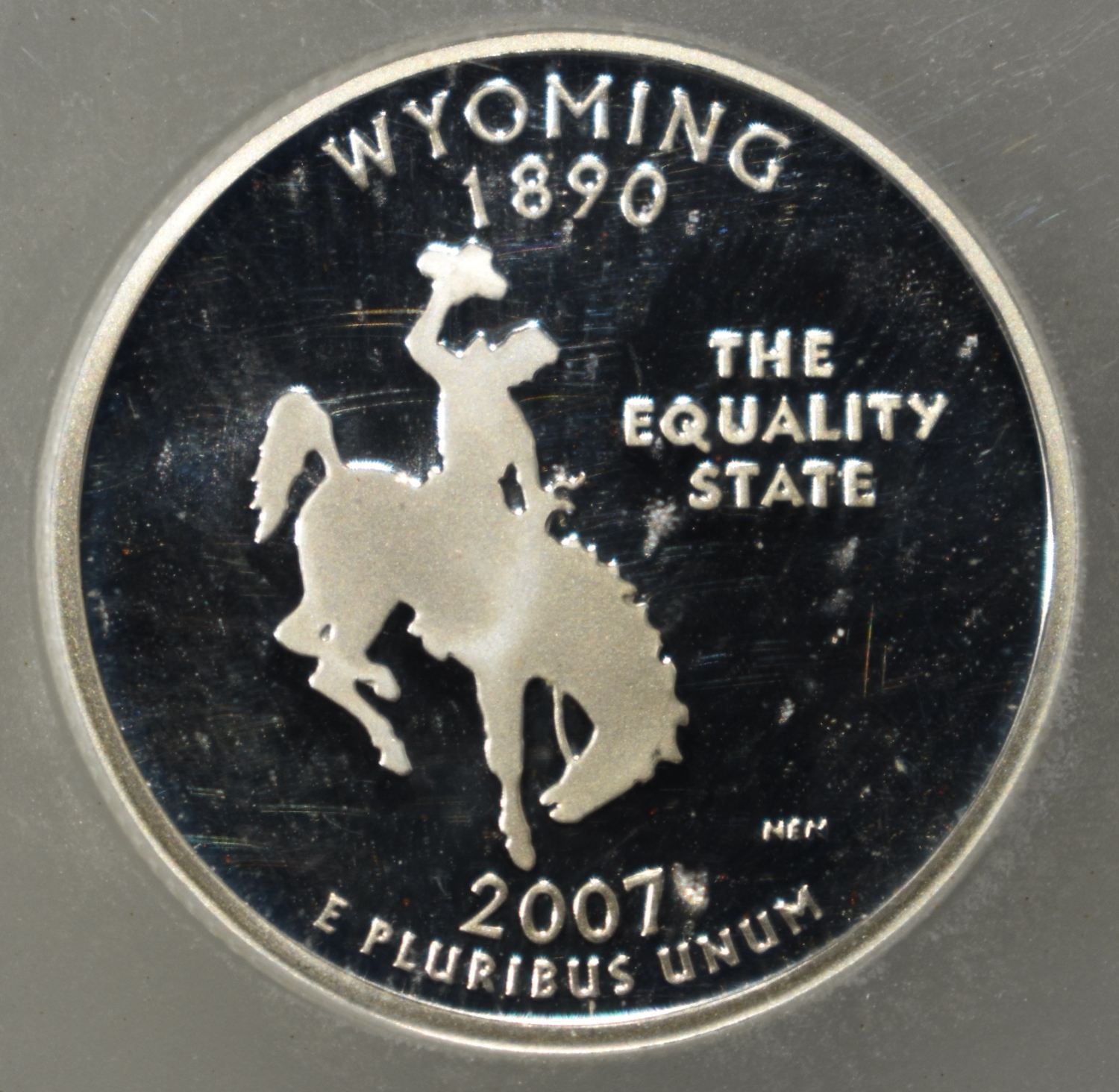 2007-S SILVER WASHINGTON 25C WY ICG PR70DCAM