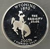 2007-S SILVER WASHINGTON 25C WY ICG PR70DCAM. FIRST DAY ISSUE ESTIMATE $160 - $210.Image - 1
