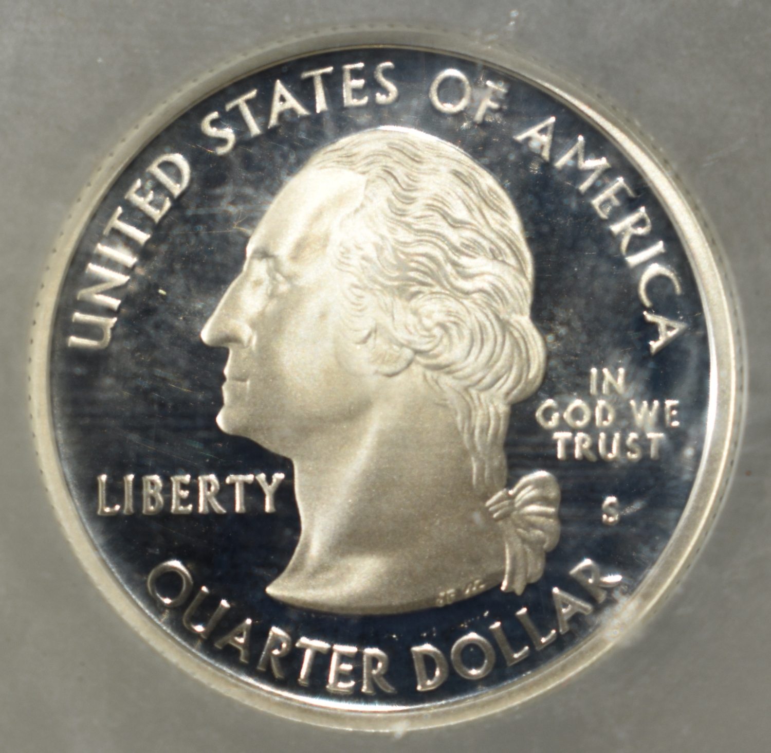 2007-S SILVER WASHINGTON 25C WY ICG PR70DCAM