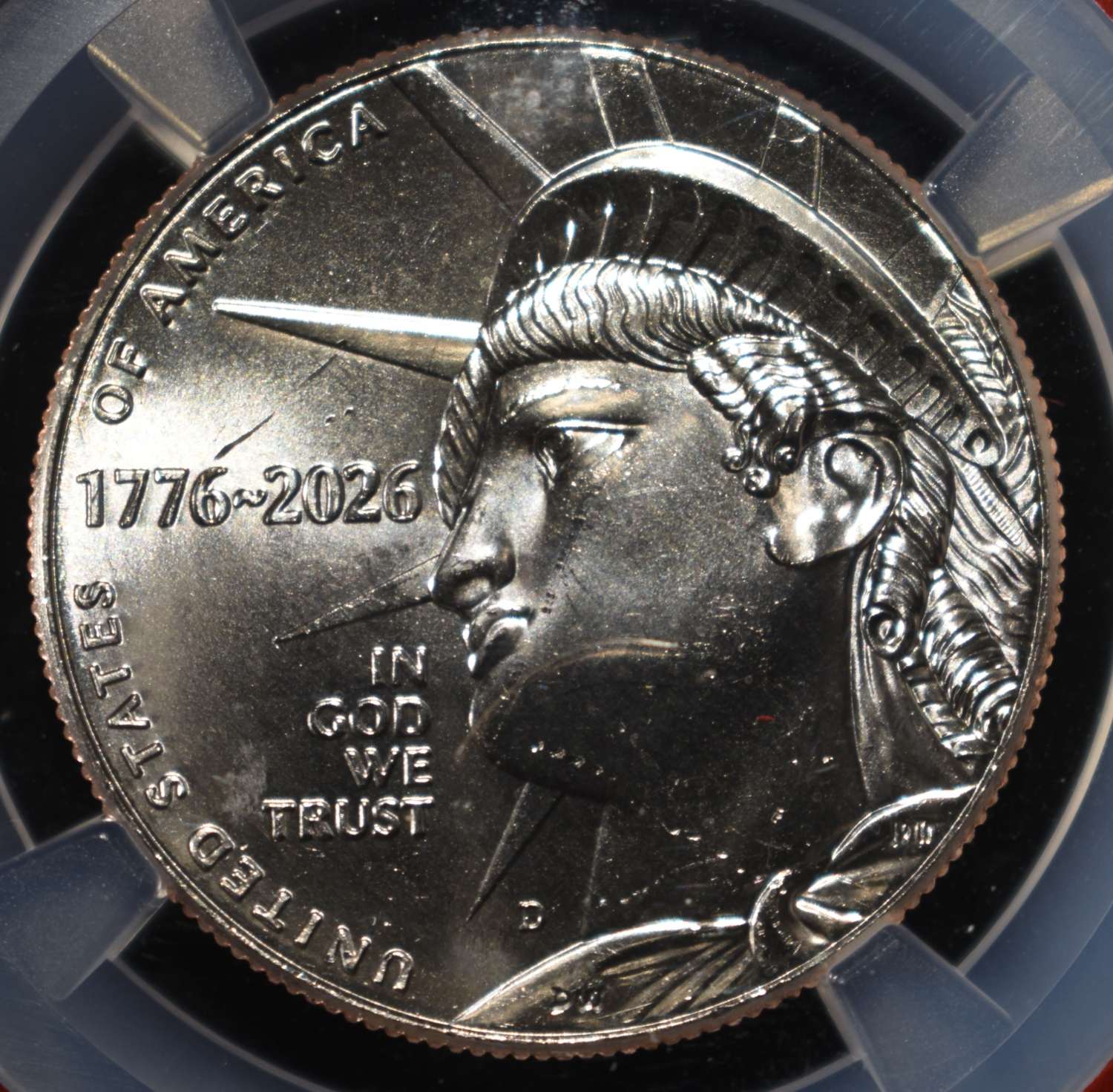 1776-2026-D HALF DOLLAR ENDURING LIBERTY NGC MS64
