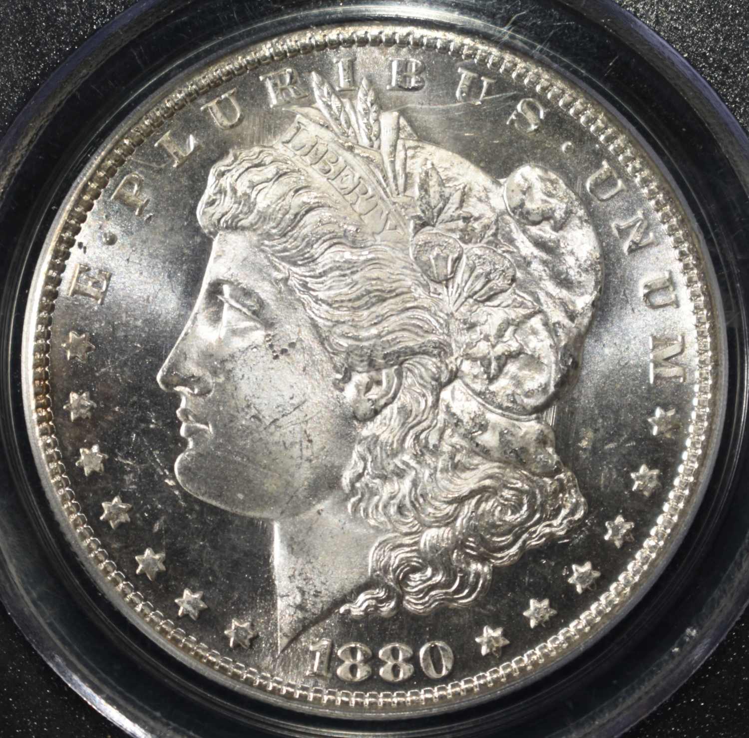 1880-S MORGAN DOLLAR PCGS MS-64