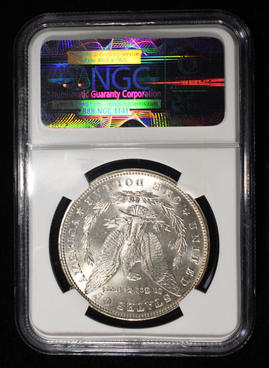 1887 MORGAN DOLLAR NGS MS-63 OLATHE HOARD