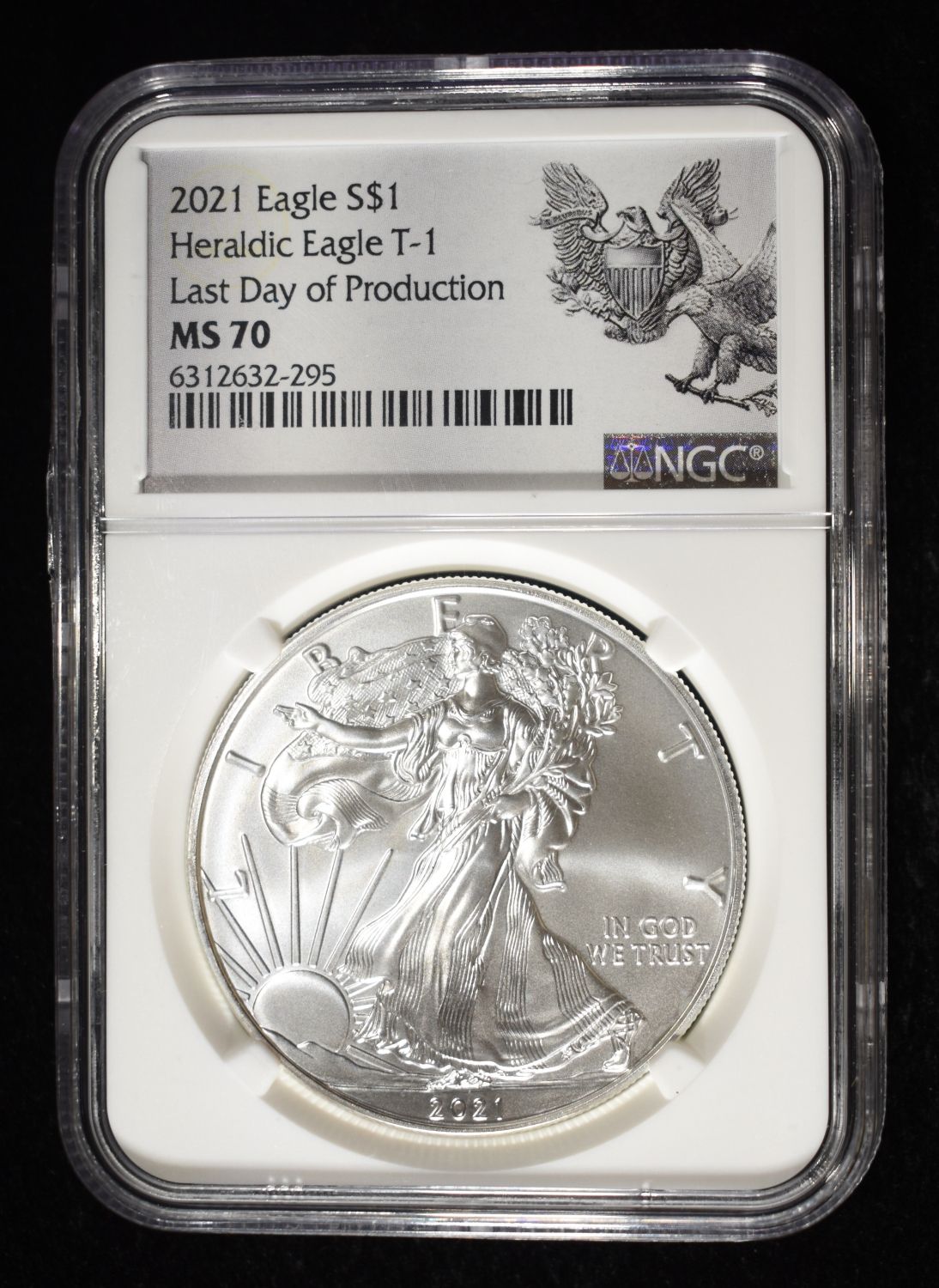 2021 AMERICAN SILVER EAGLE NGC MS70