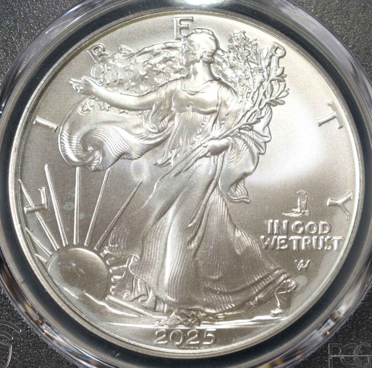 2025-(P) AMERICAN SILVER EAGLE PCGS GEM BU