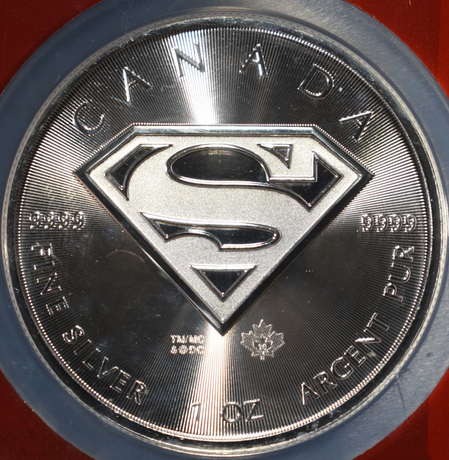 2016 1 OZ SILVER CANADA SUPERMAN NGC MS-69