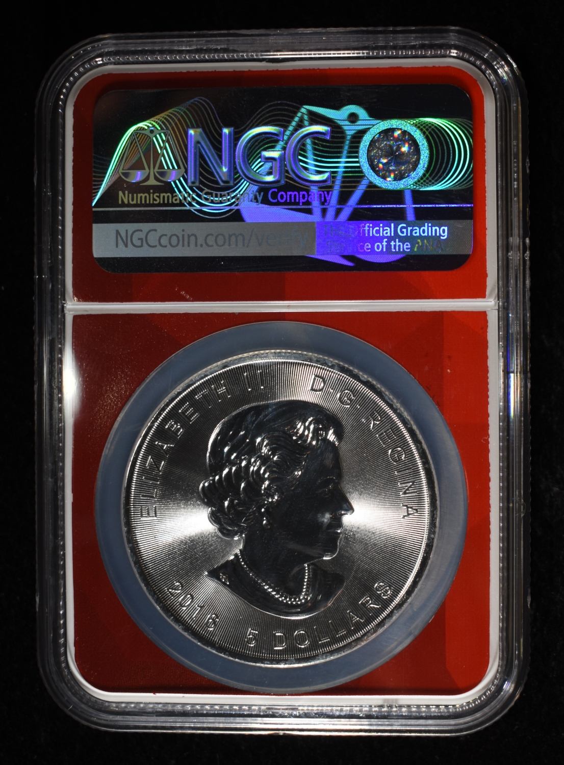 2016 1 OZ SILVER CANADA SUPERMAN NGC MS-69