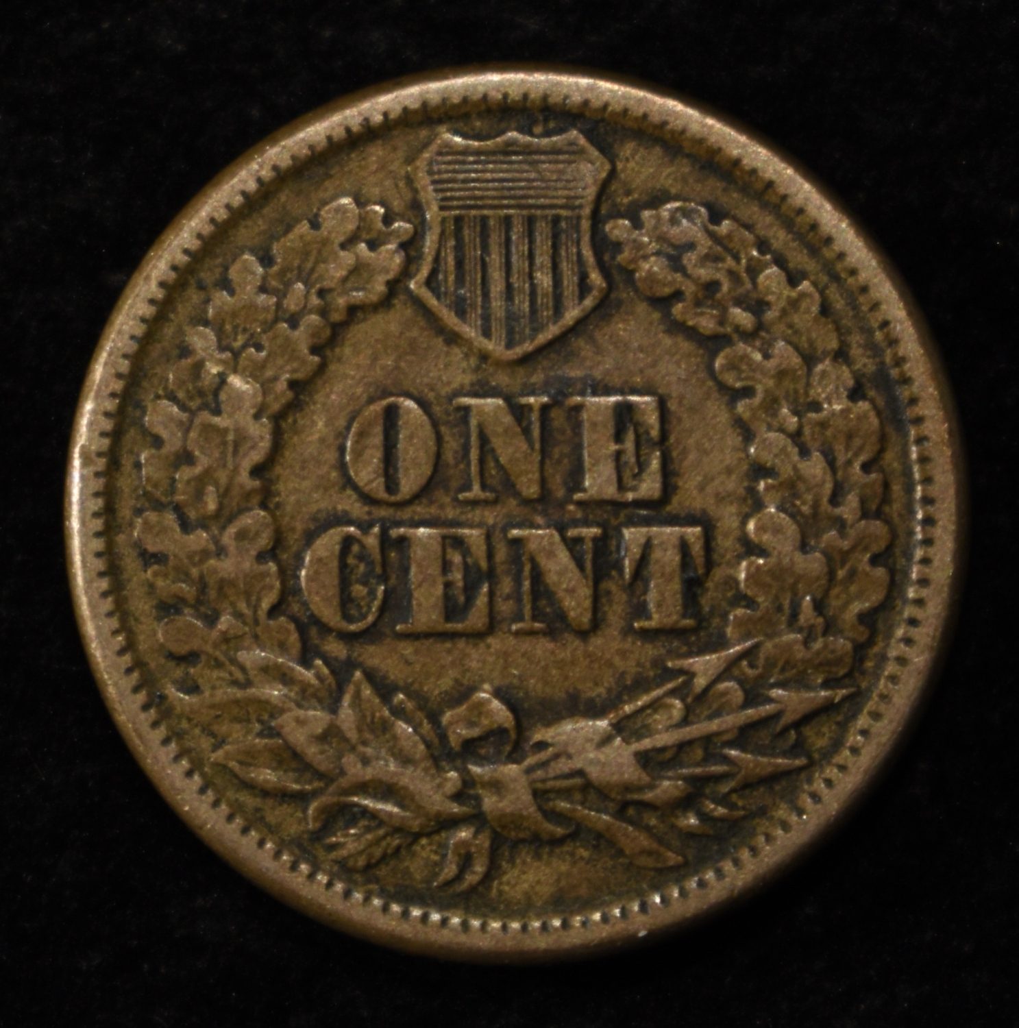 1861 INDIAN CENT XF
