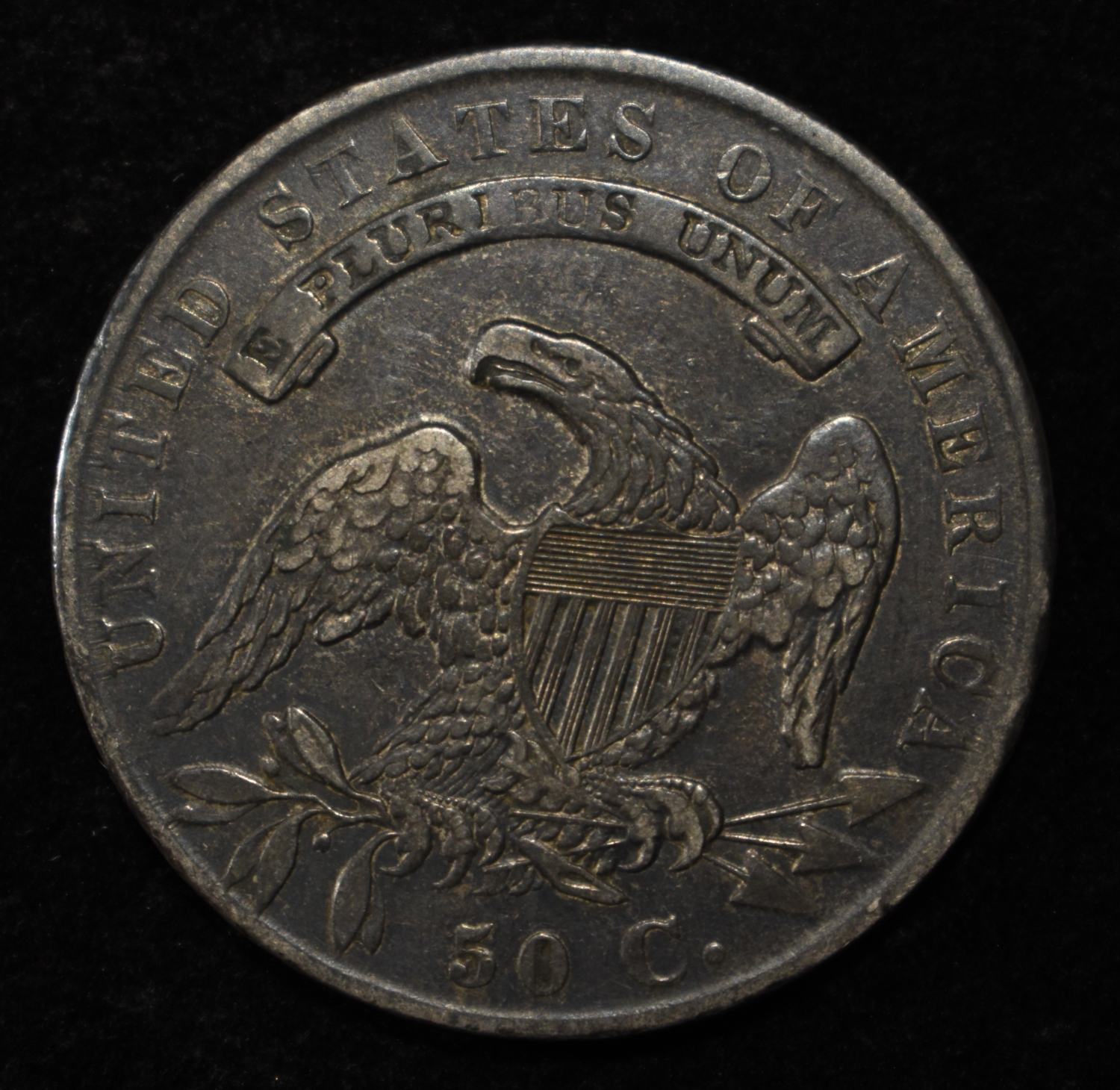 1834 CAPPED BUST HALF DOLLAR AU/BU
