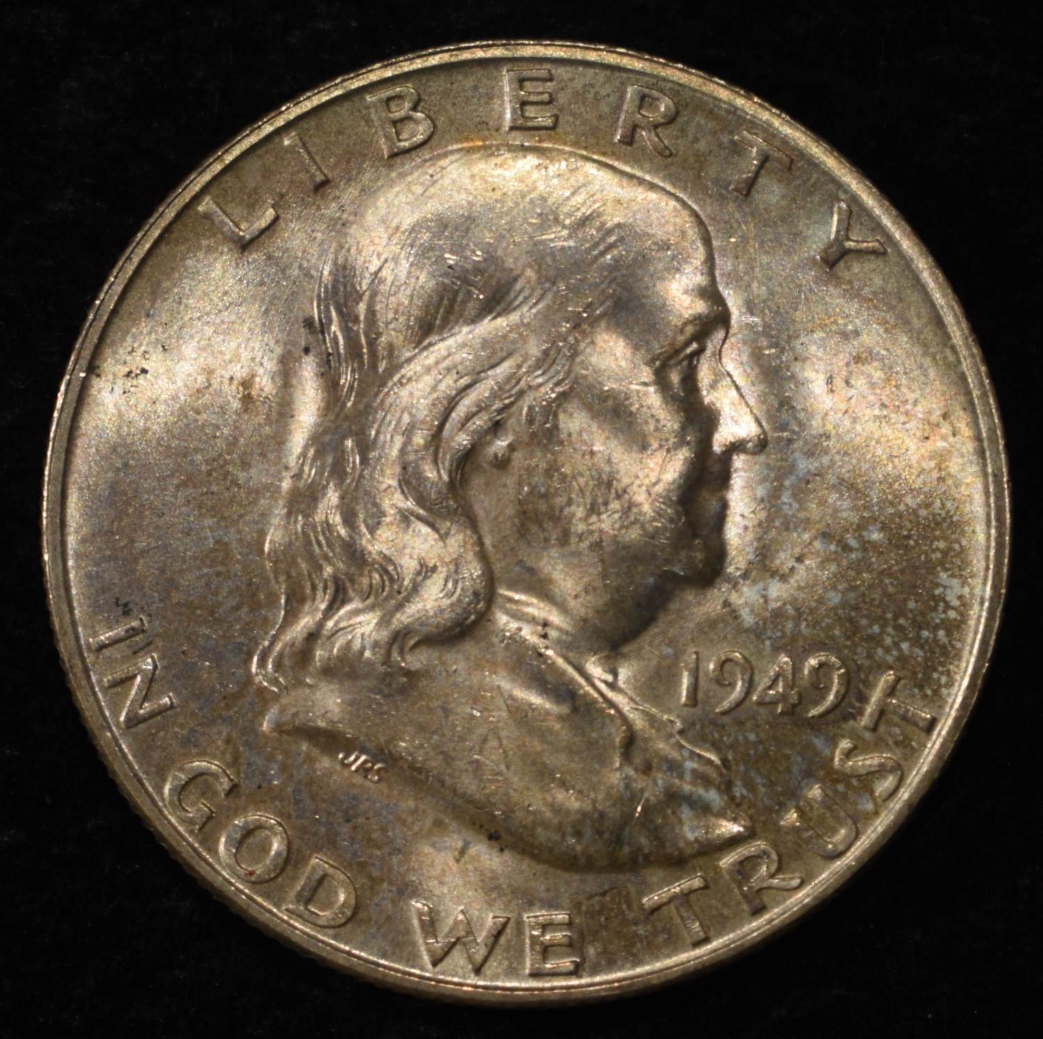 1949-D FRANKLIN HALF DOLLAR GEM BU FBL