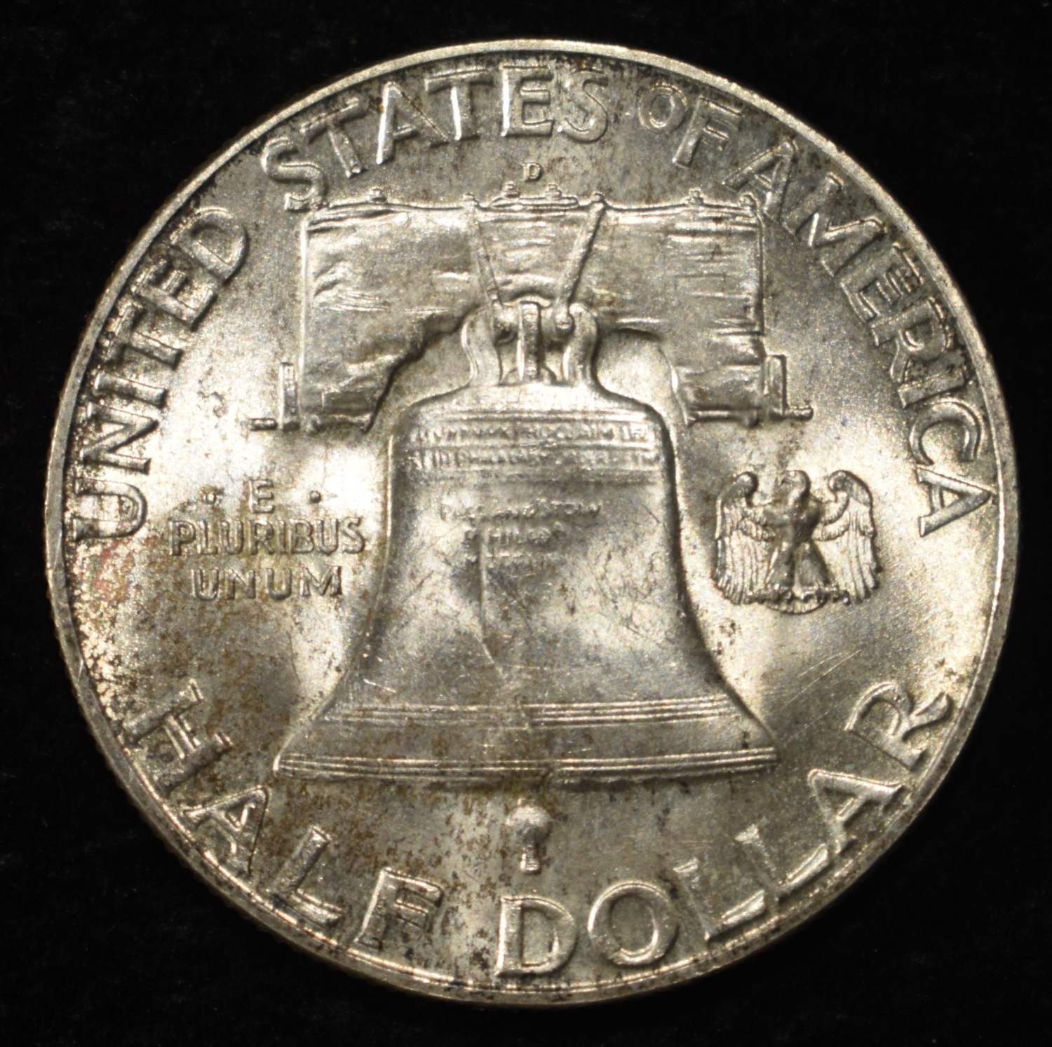 1949-D FRANKLIN HALF DOLLAR GEM BU FBL