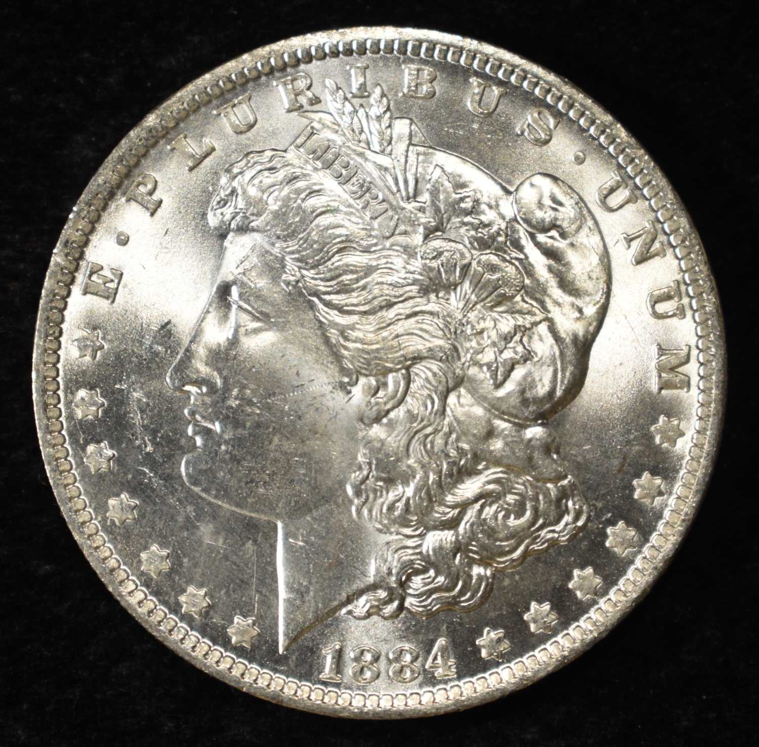 1884-O MORGAN DOLLAR CH BU