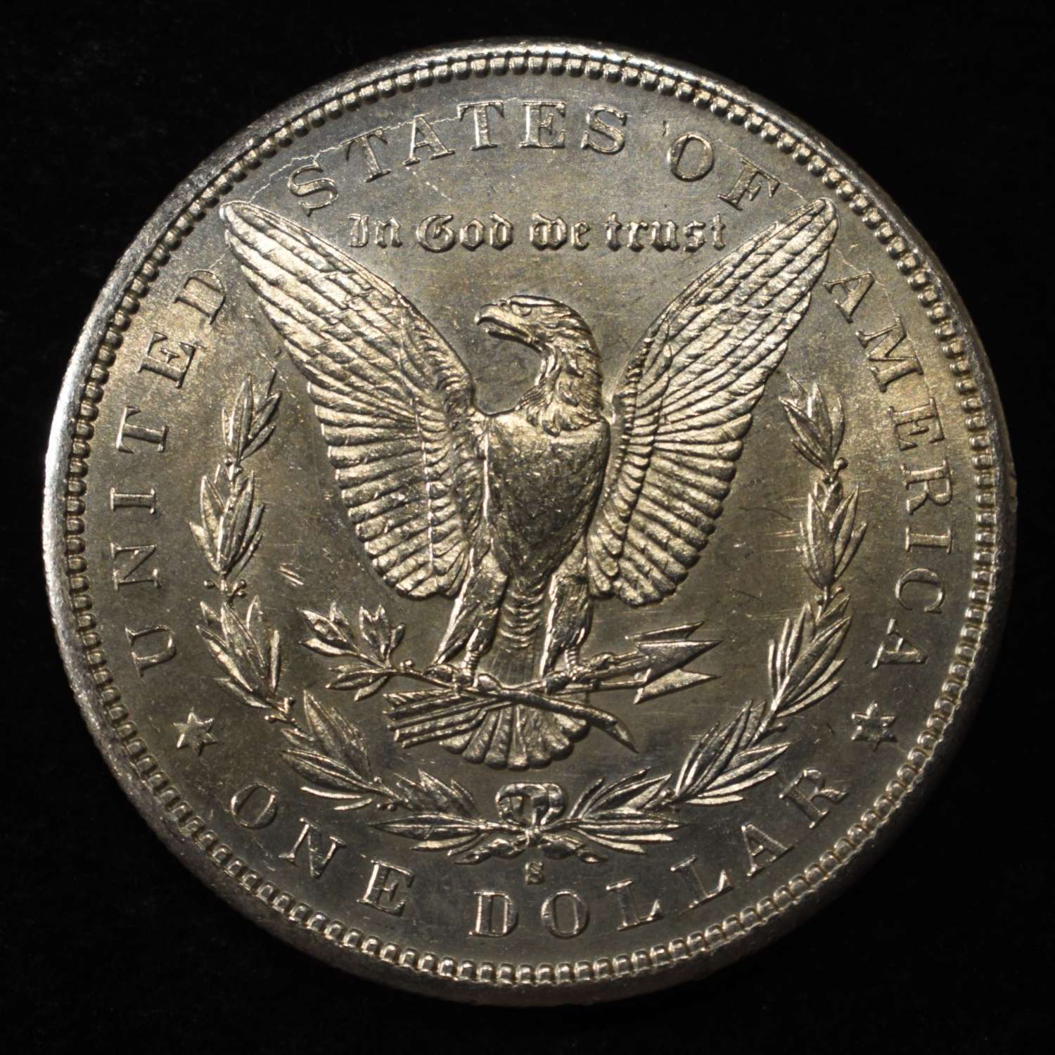 1897-S MORGAN DOLLAR CH BU