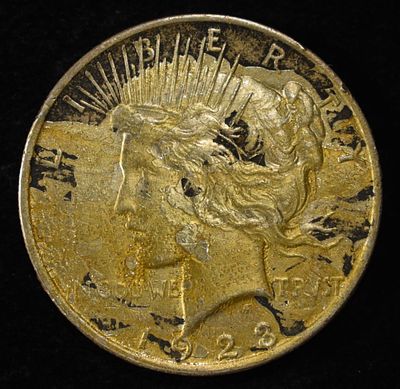 1923 PEACE DOLLAR. WEEKLY COIN & CURRENCY AUCTIONS