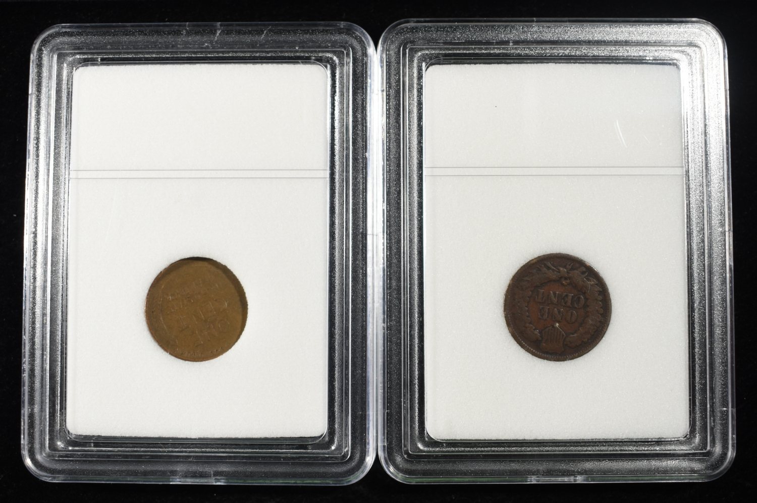 (47) INDIAN & (6) WHEAT CENTS IN CASES