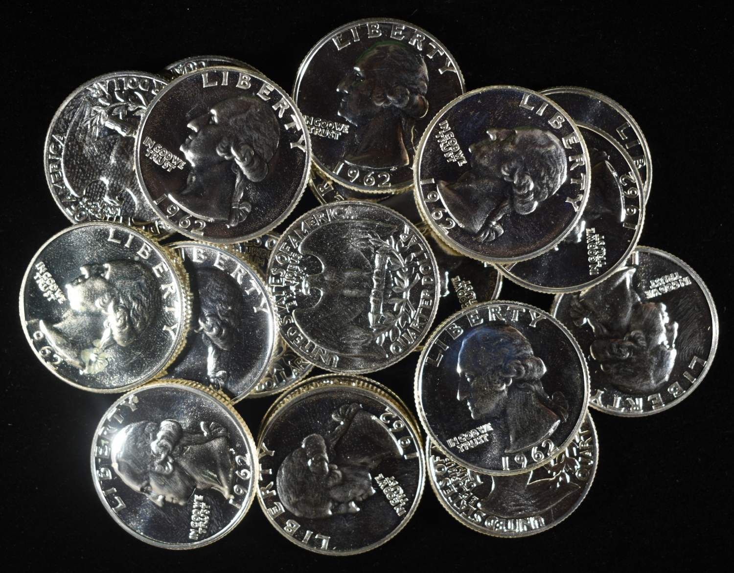 (20) 90% SILVER WASHINGTON QUARTERS PROOF