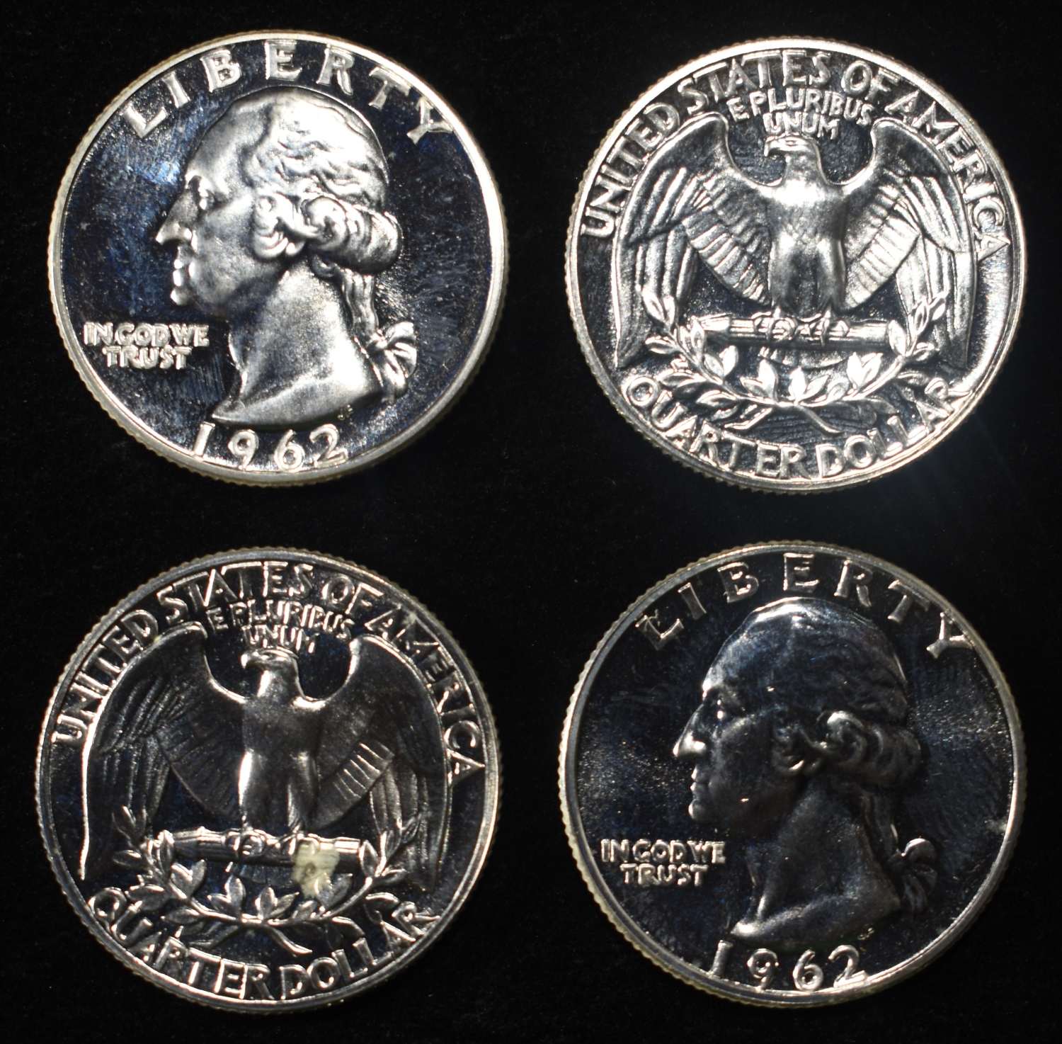(20) 90% SILVER WASHINGTON QUARTERS PROOF