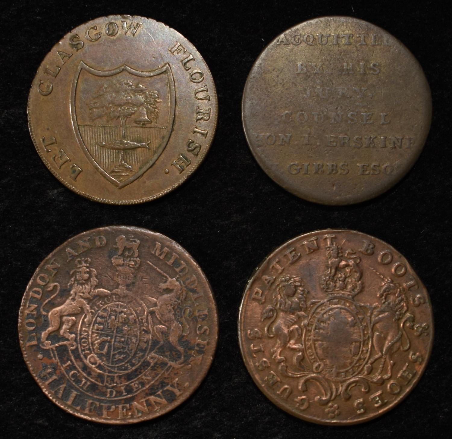 (50) MISC. TOKENS AND MEDALS
