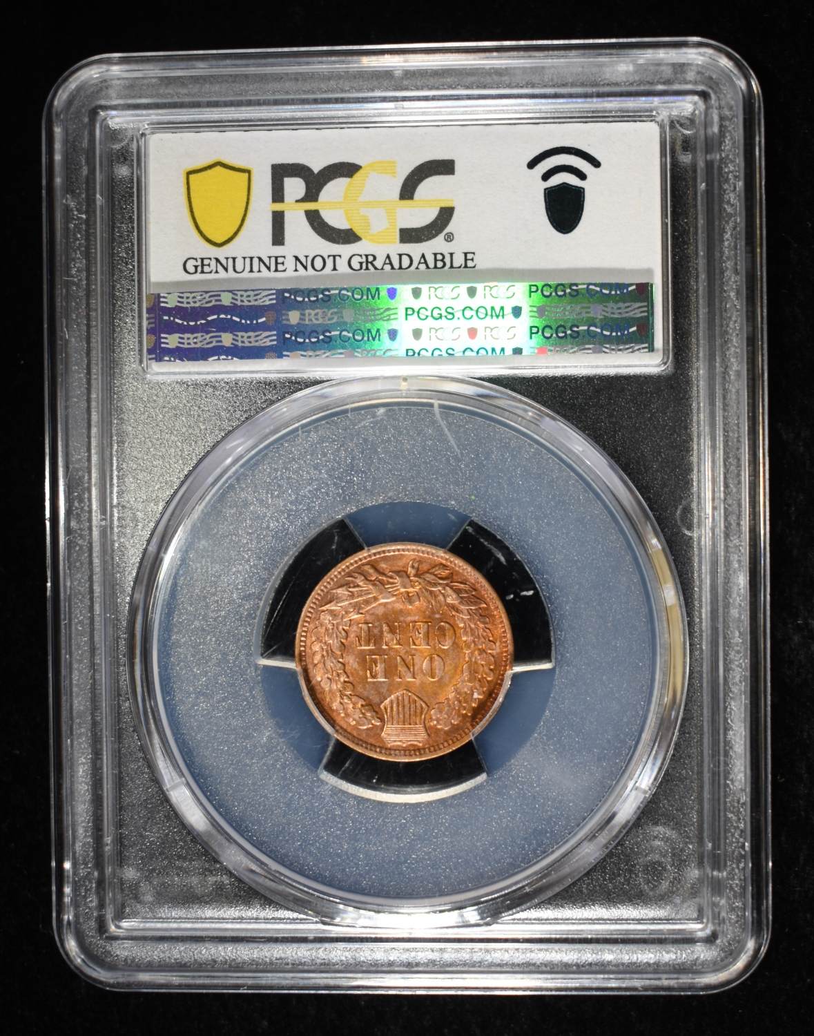 1907 INDIAN CENT PCGS GENUINE CLEANED-UNC DETAILS