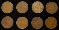 8 NICE EARLY SEMIKEY WHEAT CENTS. (2) 26-D, 31-P, 32-P, 32-D, (2) 33-P & 33-D ESTIMATE $60 - $80.Image - 1