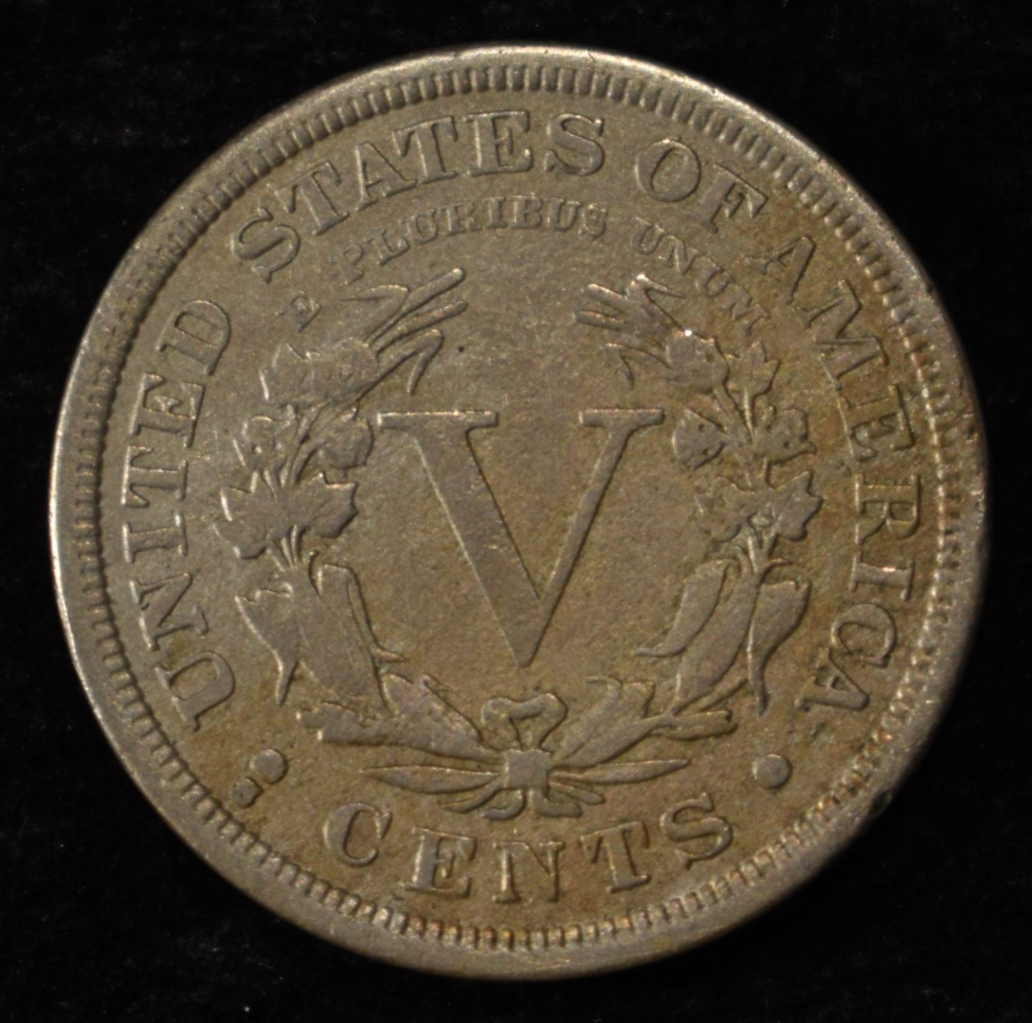 1912-S 'V' NICKEL FINE
