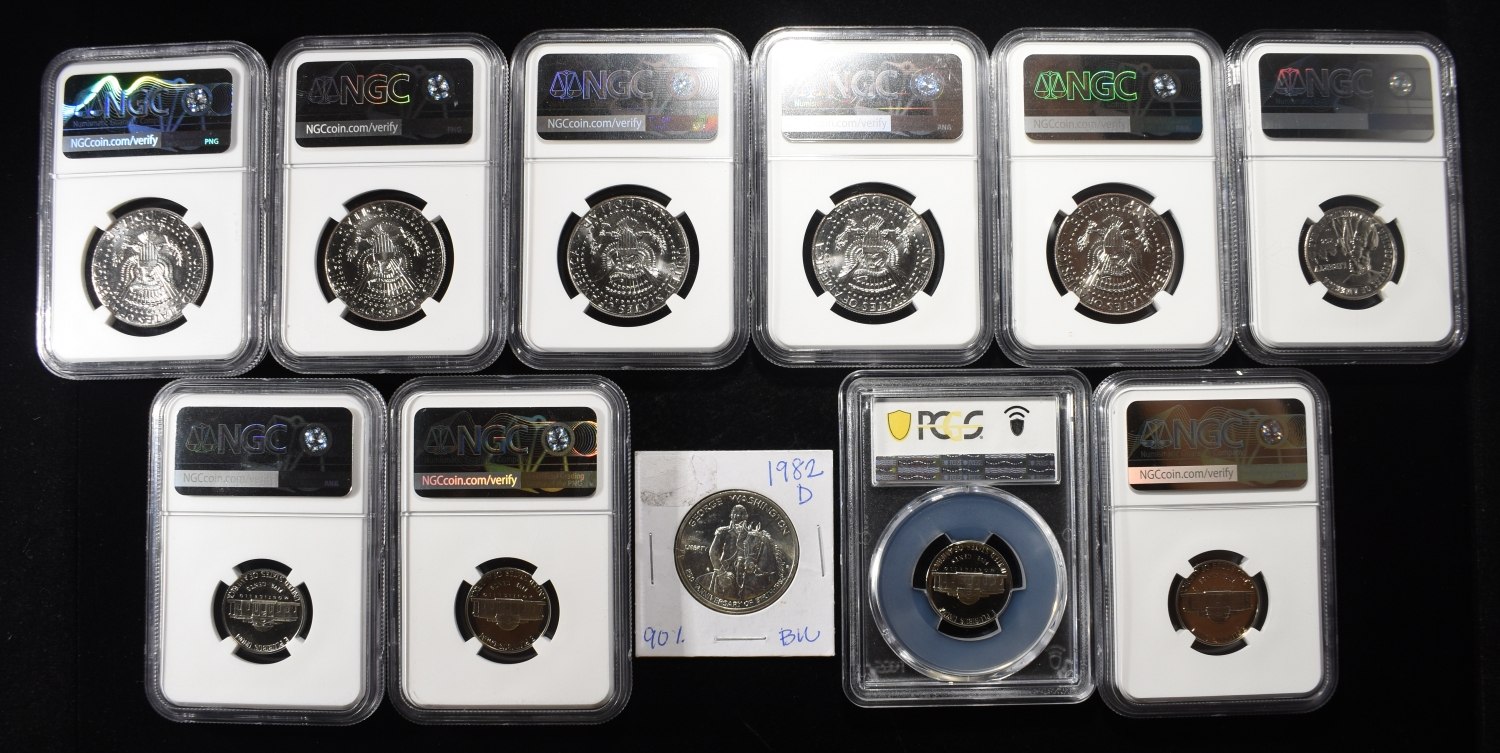 (11) NGC GRADED COIN LOT