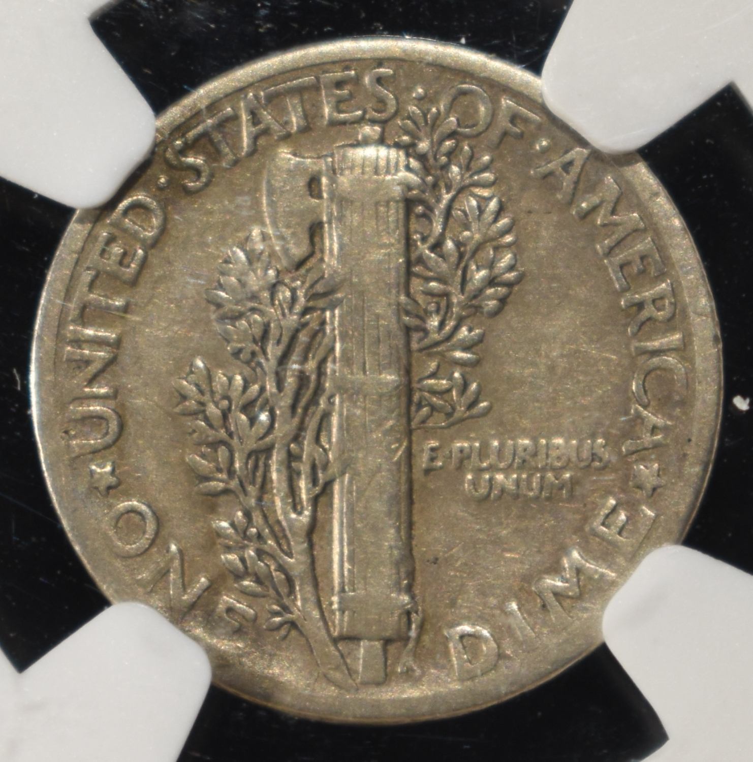 1942/41 MERCURY DIME NGC VF20