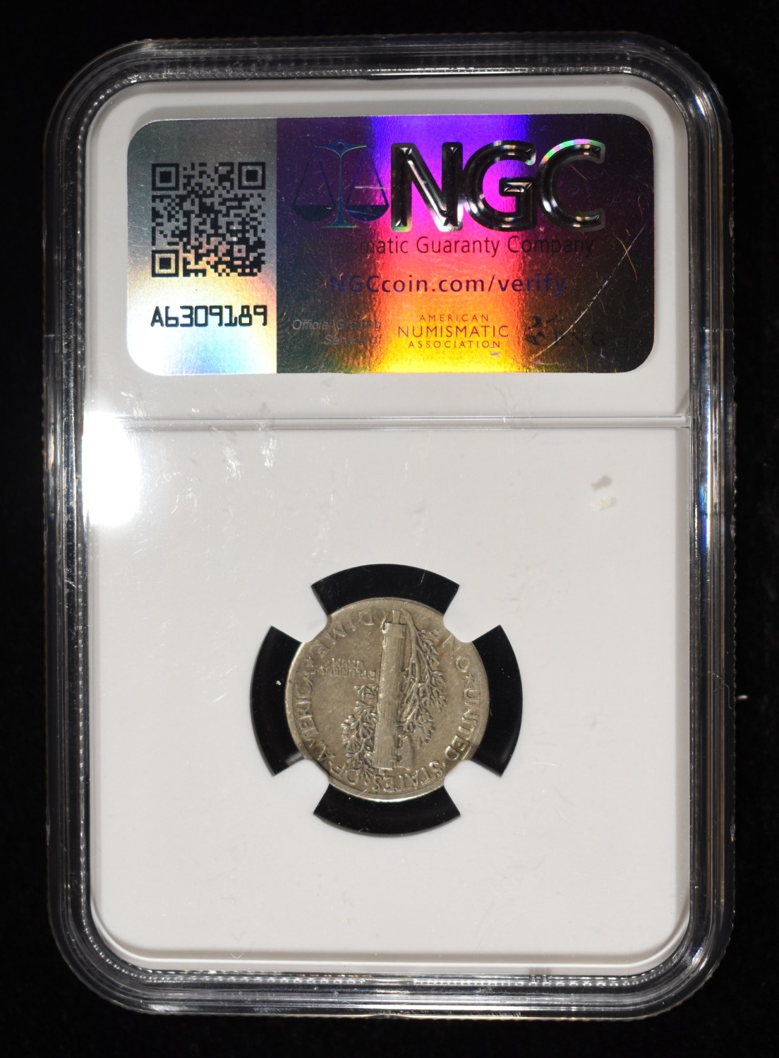 1942/41 MERCURY DIME NGC VF20