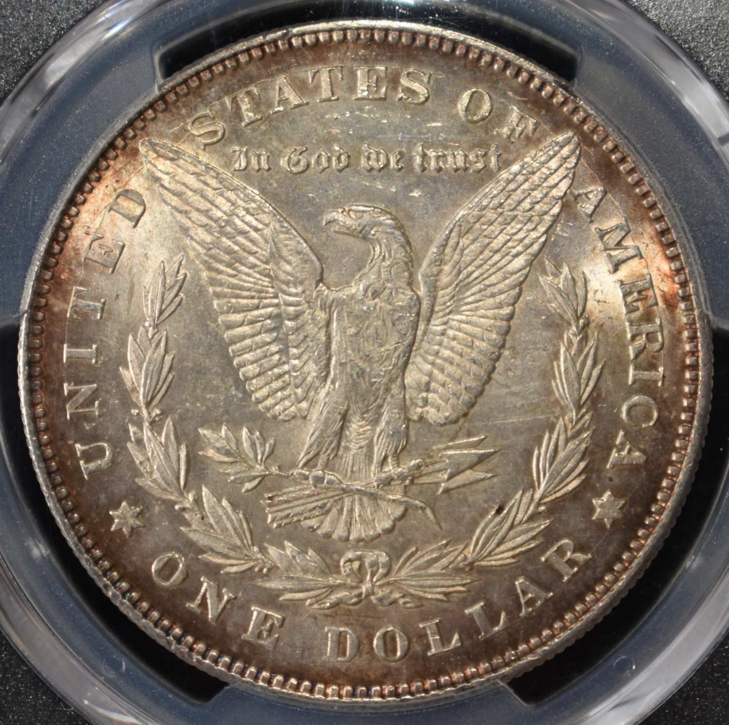 1878 7TF REV. 78 MORGAN DOLLAR PCGS AU-58