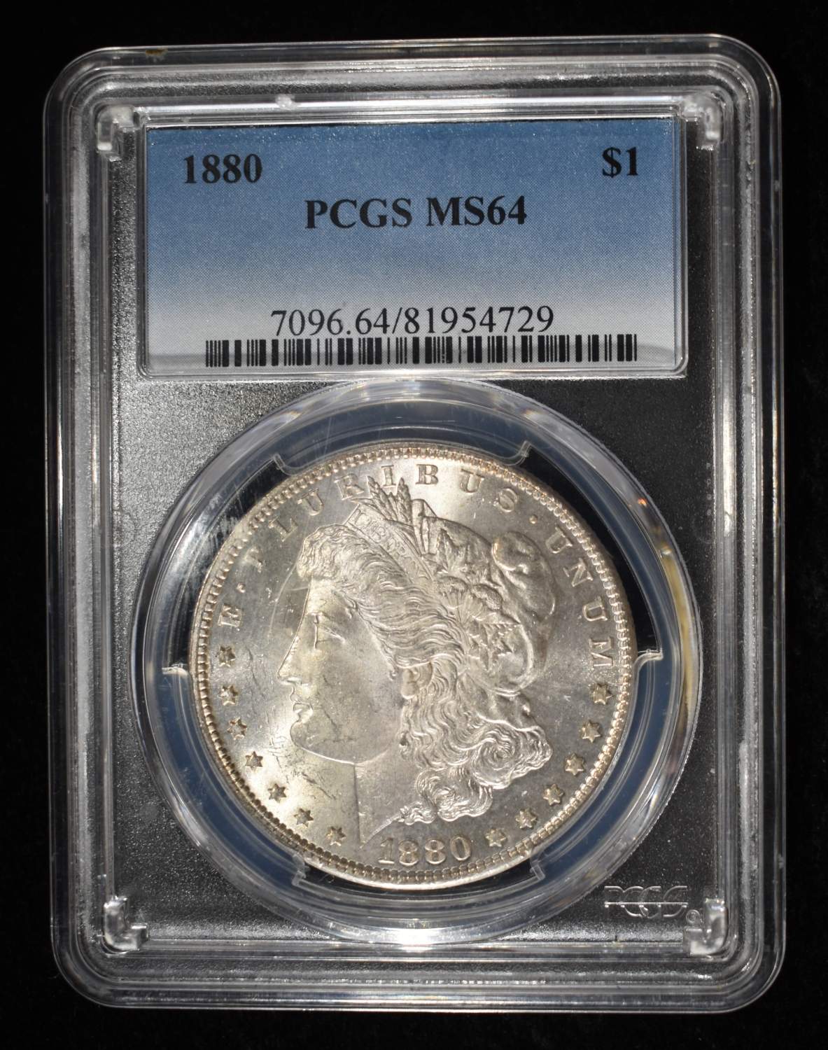 1880 MORGAN DOLLAR PCGS MS-64