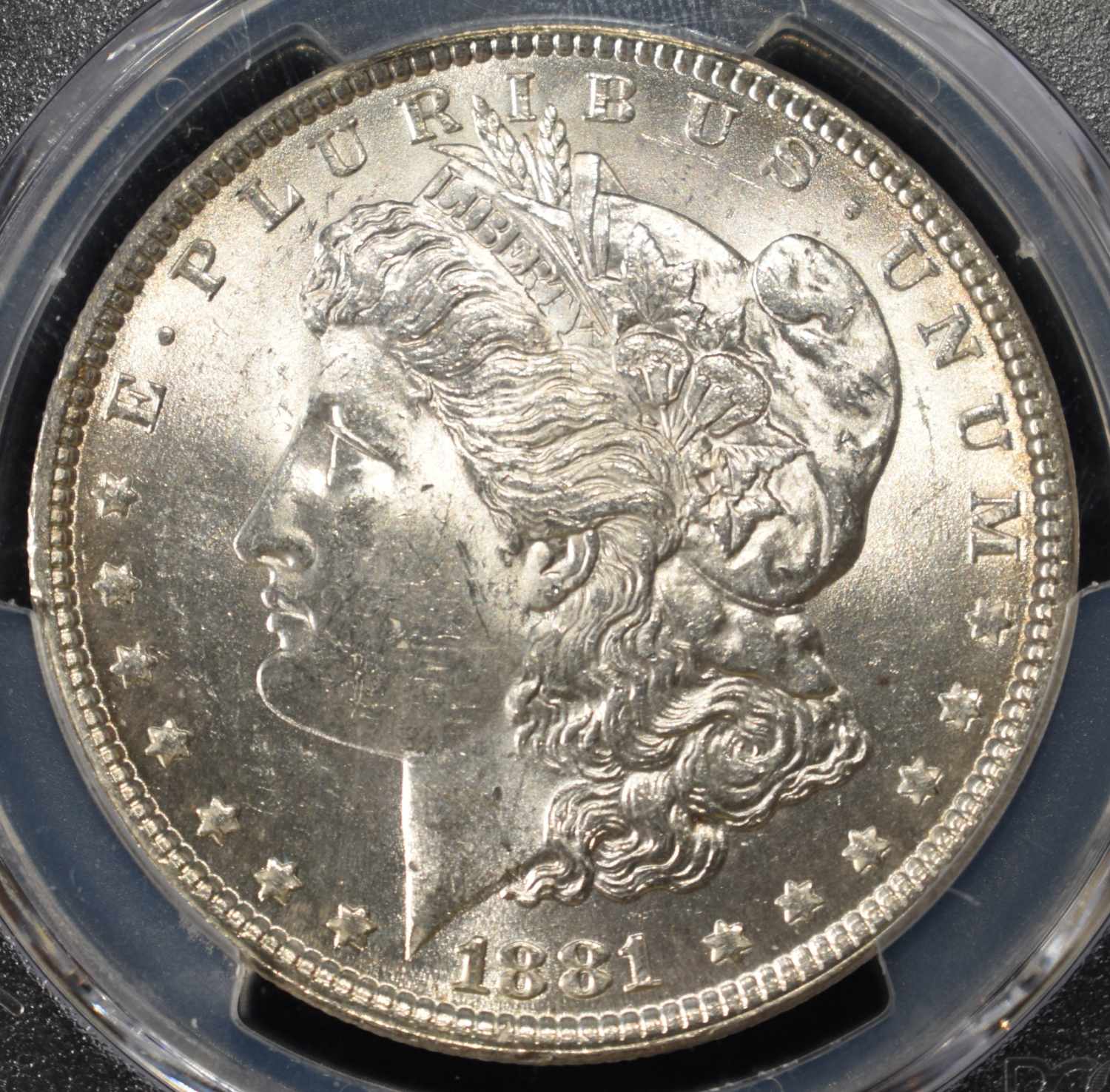 1881 MORGAN DOLLAR PCGS MS-63