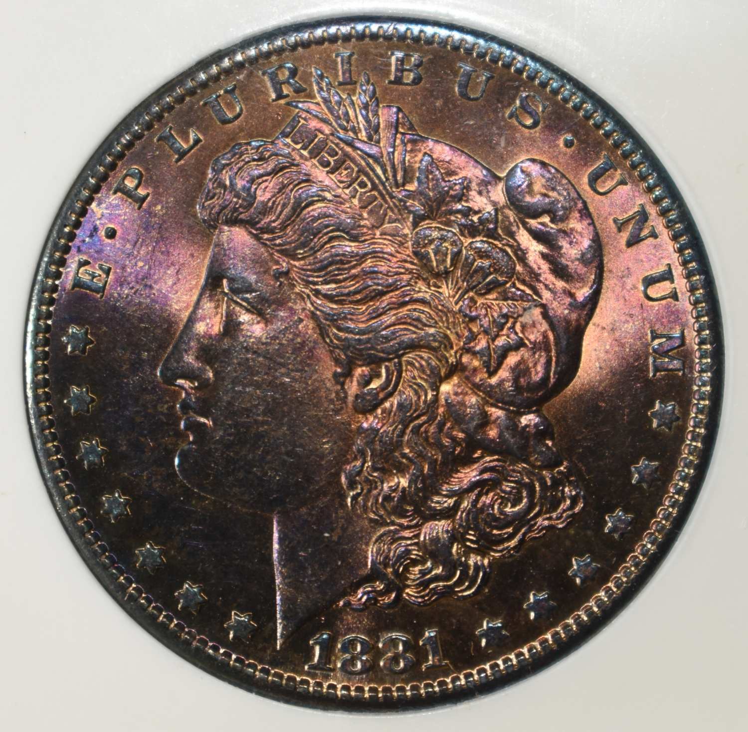 1881-S MORGAN DOLLAR PCI SUPERB GEM BU PL