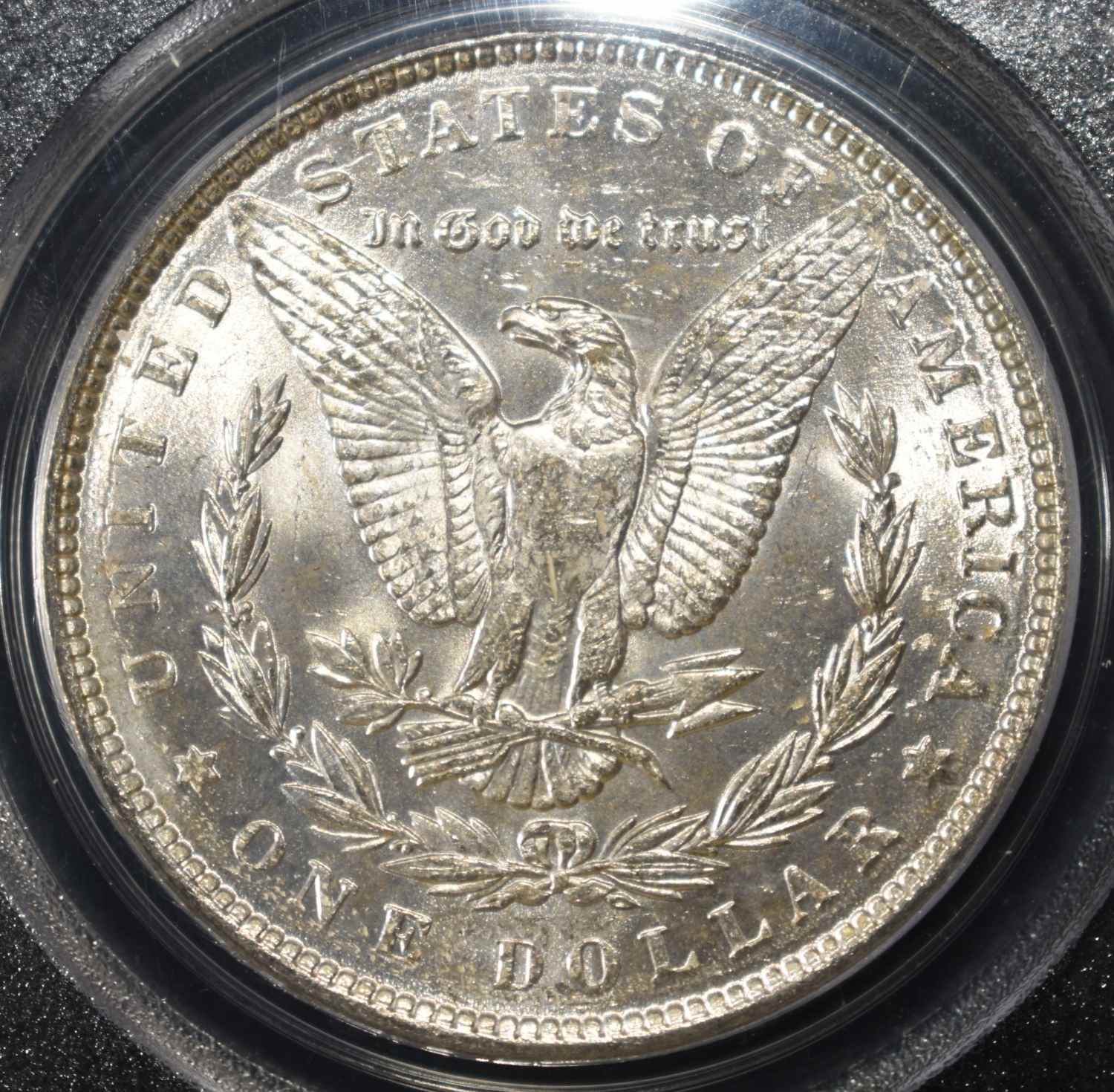 1886 MORGAN DOLLAR PCGS MS-63 OLD GREEN HOLDER