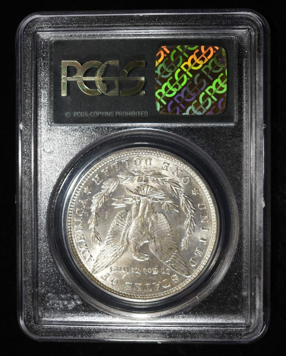 1886 MORGAN DOLLAR PCGS MS-63 OLD GREEN HOLDER
