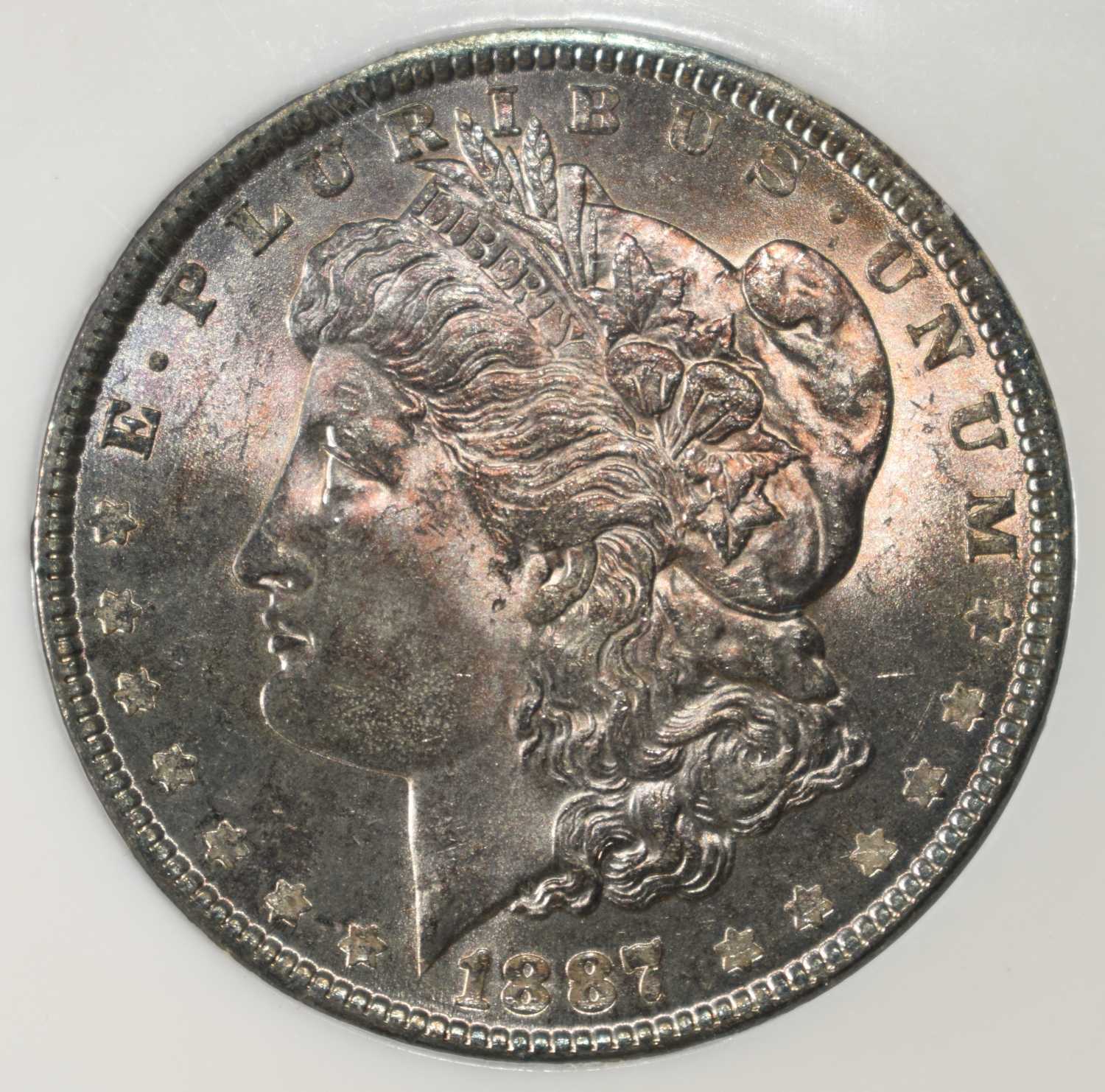 1887 MORGAN DOLLAR PCI SUPERB GEM BU